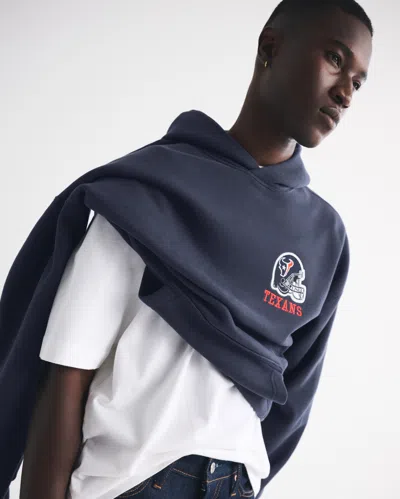 Abercrombie & Fitch Houston Texans Graphic Popover Hoodie In Multi