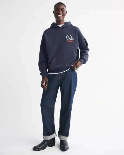 Abercrombie & Fitch Houston Texans Graphic Popover Hoodie In Multi