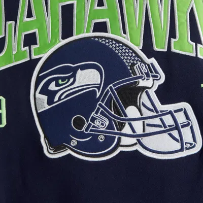 Abercrombie & Fitch Seattle Seahawks Graphic Popover Hoodie In Multi