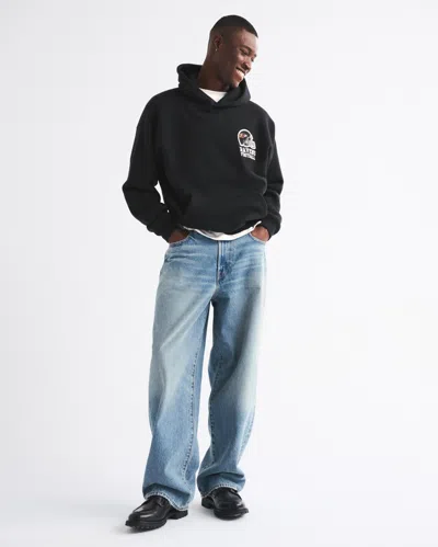 Abercrombie & Fitch Baltimore Ravens Graphic Popover Hoodie In Multi