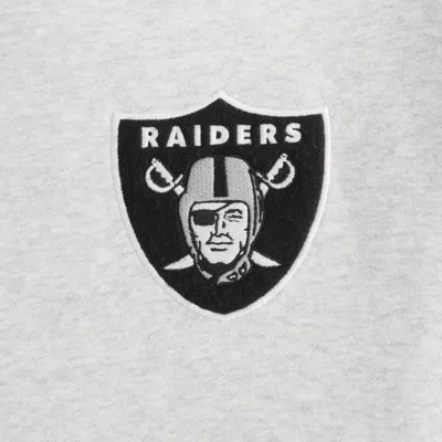 Abercrombie & Fitch Las Vegas Raiders Graphic Popover Hoodie In Gray