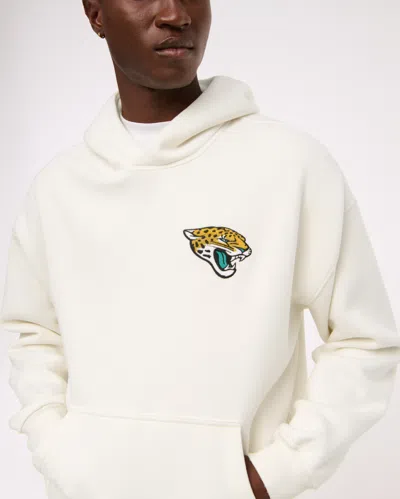 Abercrombie & Fitch Jacksonville Jaguars Graphic Popover Hoodie In White