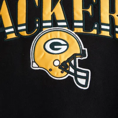 Abercrombie & Fitch Green Bay Packers Graphic Crew Sweatshirt In Brown