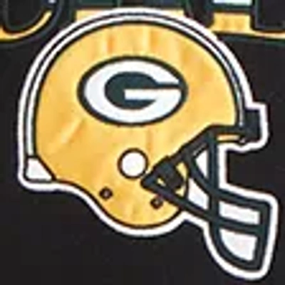 Abercrombie & Fitch Green Bay Packers Graphic Crew Sweatshirt In Brown