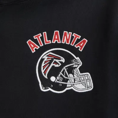 Abercrombie & Fitch Atlanta Falcons Graphic Popover Hoodie In Black