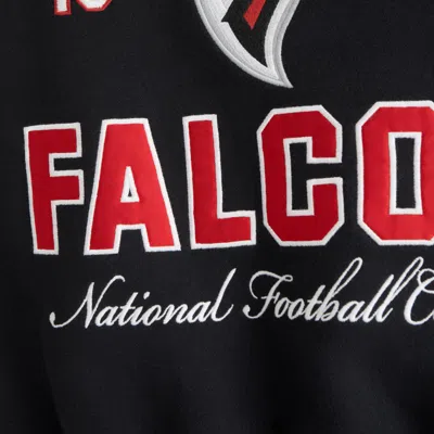 Abercrombie & Fitch Atlanta Falcons Graphic Popover Hoodie In Black