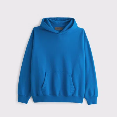 Abercrombie & Fitch Essential Popover Hoodie In Blue