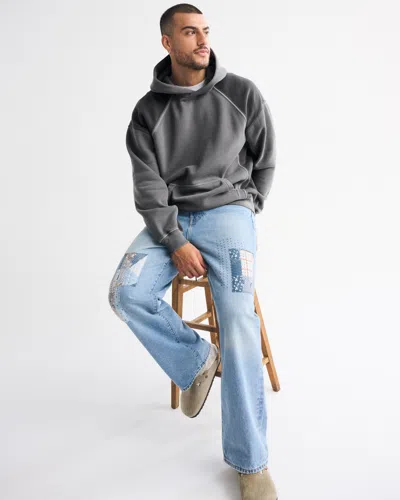 Abercrombie & Fitch Essential Popover Hoodie In Gray