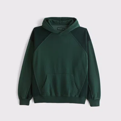 Abercrombie & Fitch Essential Popover Hoodie In Green