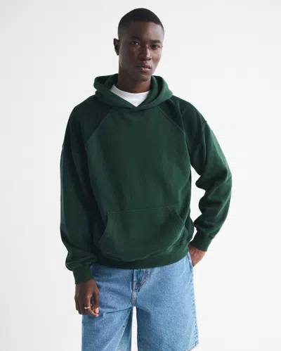 Abercrombie & Fitch Essential Popover Hoodie In Green