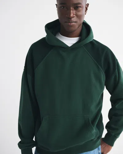 Abercrombie & Fitch Essential Popover Hoodie In Green