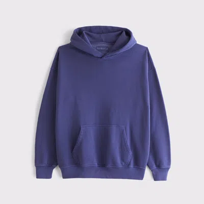 Abercrombie & Fitch Essential Popover Hoodie In Purple