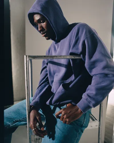 Abercrombie & Fitch Essential Popover Hoodie In Purple