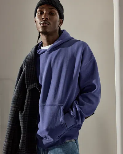 Abercrombie & Fitch Essential Popover Hoodie In Purple