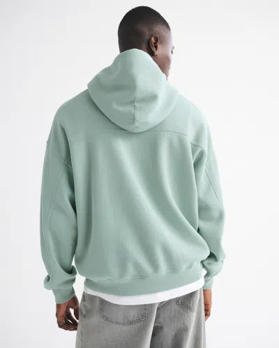 Abercrombie & Fitch Essential Popover Hoodie In Green