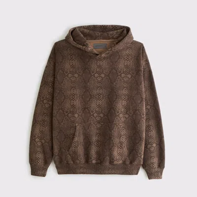 Abercrombie & Fitch Essential Popover Hoodie In Brown