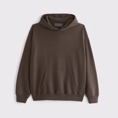 Abercrombie & Fitch Essential Popover Hoodie In Brown