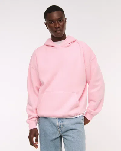 Abercrombie & Fitch Essential Popover Hoodie In Pink