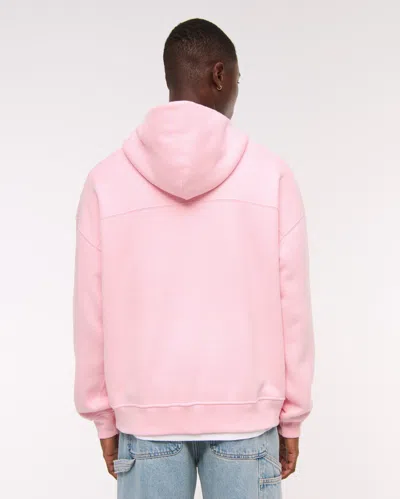 Abercrombie & Fitch Essential Popover Hoodie In Pink