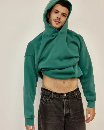 Abercrombie & Fitch Essential Popover Hoodie In Green