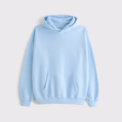 Abercrombie & Fitch Essential Popover Hoodie In Blue