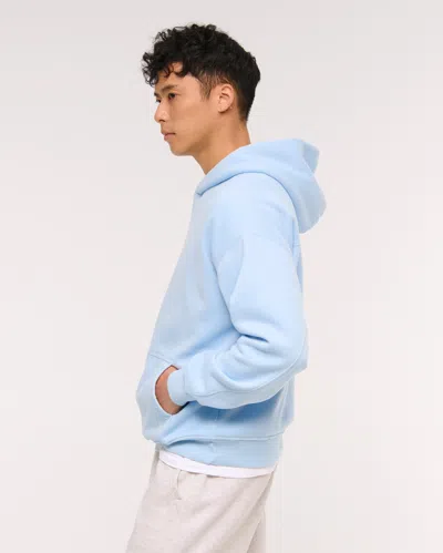 Abercrombie & Fitch Essential Popover Hoodie In Blue