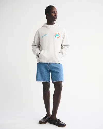 Abercrombie & Fitch Miami Dolphins Graphic Popover Hoodie In Green