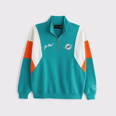 Abercrombie & Fitch Miami Dolphins Half-zip Sweatshirt