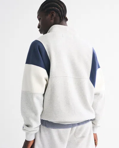 Abercrombie & Fitch Dallas Cowboys Half-zip Sweatshirt In White