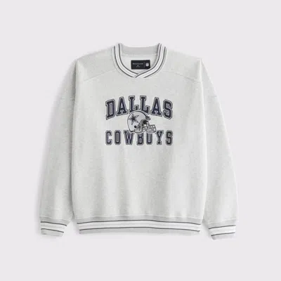 Abercrombie & Fitch Dallas Cowboys Graphic Crew Sweatshirt