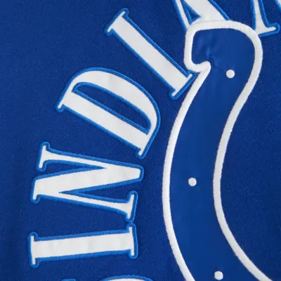 Abercrombie & Fitch Indianapolis Colts Graphic Popover Hoodie In Blue