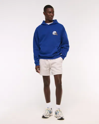 Abercrombie & Fitch Indianapolis Colts Graphic Popover Hoodie In Blue