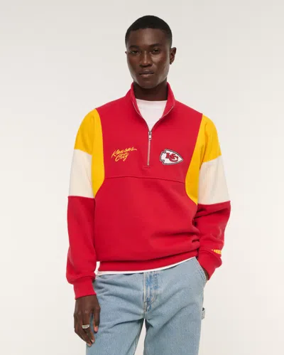 Abercrombie & Fitch Kansas City Chiefs Half-zip Sweatshirt