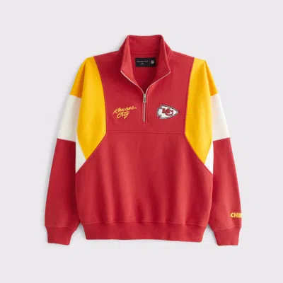Abercrombie & Fitch Kansas City Chiefs Half-zip Sweatshirt