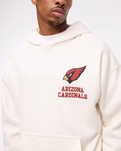 Abercrombie & Fitch Arizona Cardinals Graphic Popover Hoodie In Black