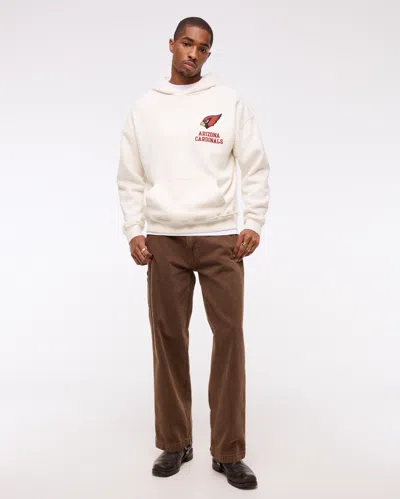 Abercrombie & Fitch Arizona Cardinals Graphic Popover Hoodie In Black