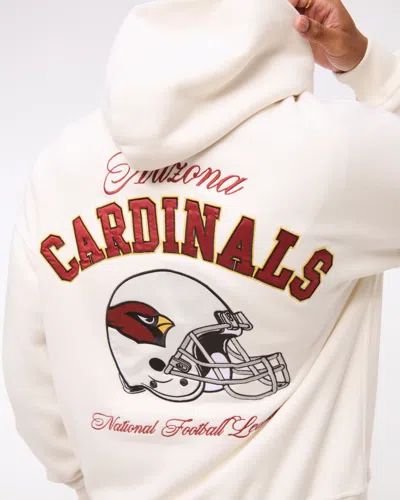 Abercrombie & Fitch Arizona Cardinals Graphic Popover Hoodie In Black