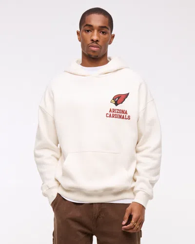 Abercrombie & Fitch Arizona Cardinals Graphic Popover Hoodie In Black