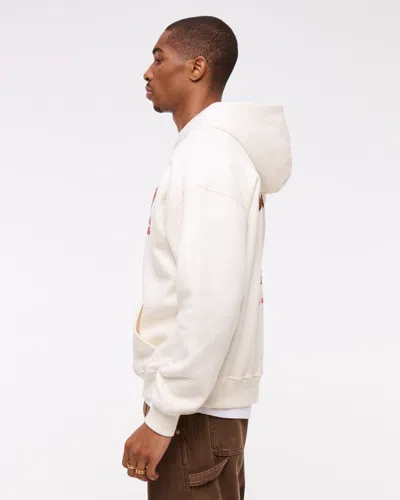 Abercrombie & Fitch Arizona Cardinals Graphic Popover Hoodie In Black