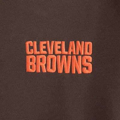 Abercrombie & Fitch Cleveland Browns Graphic Popover Hoodie In Blue