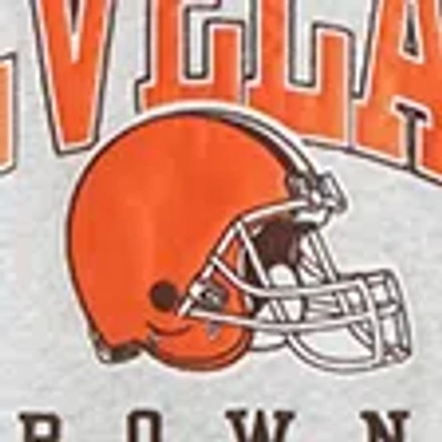 Abercrombie & Fitch Cleveland Browns Graphic Crew Sweatshirt In White