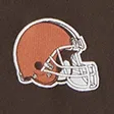 Abercrombie & Fitch Cleveland Browns Half-zip Sweatshirt In Black