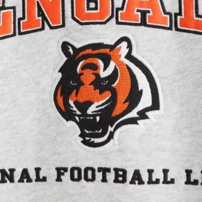 Abercrombie & Fitch Cincinnati Bengals Graphic Crew Sweatshirt In White