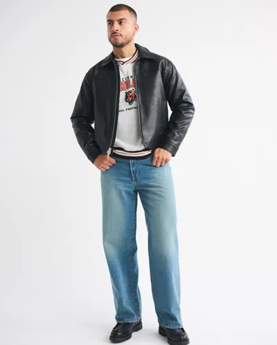 Abercrombie & Fitch Cincinnati Bengals Graphic Crew Sweatshirt In White