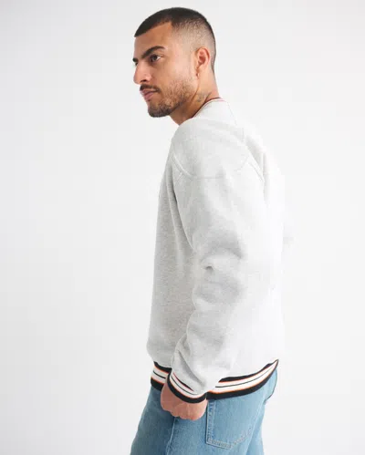 Abercrombie & Fitch Cincinnati Bengals Graphic Crew Sweatshirt In White