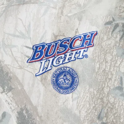 Abercrombie & Fitch Busch Light Full-zip Hoodie In White