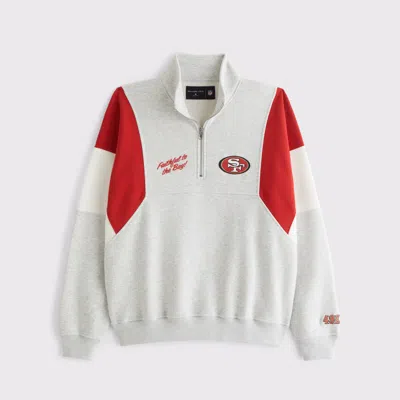 Abercrombie & Fitch San Francisco 49ers Half-zip Sweatshirt