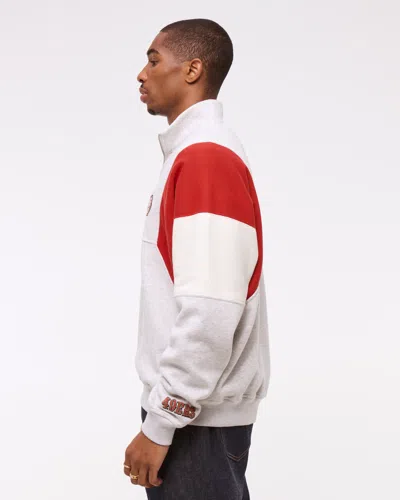 Abercrombie & Fitch San Francisco 49ers Half-zip Sweatshirt