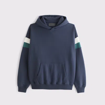 Abercrombie & Fitch Essential Popover Hoodie In Blue