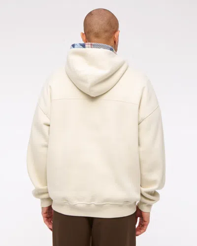 Abercrombie & Fitch Bar Harbor Graphic Popover Hoodie In Neutral